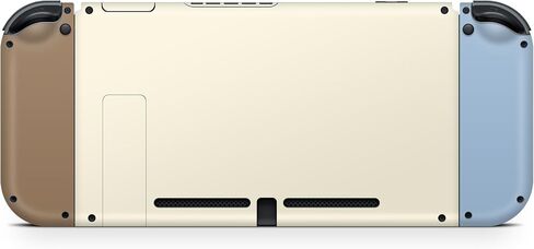 Tacky Design Classic colorwave Skin Compatible with Nintendo Switch Skin Wrap Cover, Color Blocking Skin for Nintendo Switch Stickers, Premium 3M Vinyl (Pastel Blue & Brown, Nintendo Switch) in Saudi Arabia