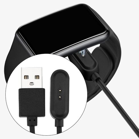 Sing F Ltd 2PCS Smart Watch USB شحن كابل استبدال الجزء المغناطيسي كبل الشاحن USB Magnetic Smart Watch Charger متوافق مع Oppo Watch Free OWW206 (أبيض) in Kuwait