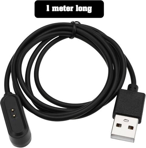 Sing F Ltd 2PCS Smart Watch USB شحن كابل استبدال الجزء المغناطيسي كبل الشاحن USB Magnetic Smart Watch Charger متوافق مع Oppo Watch Free OWW206 (أبيض) in Kuwait