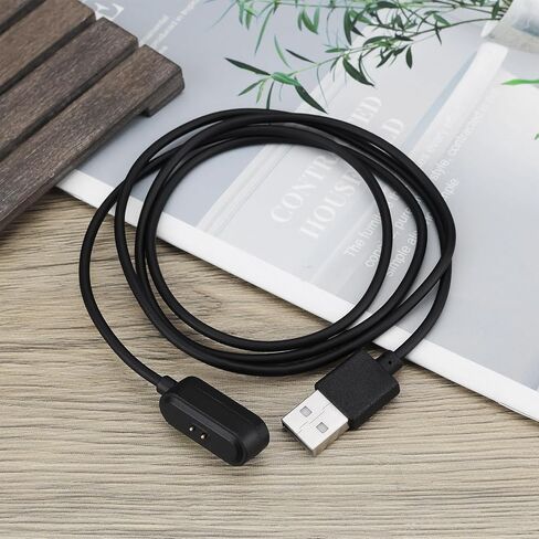 Sing F Ltd 2PCS Smart Watch USB شحن كابل استبدال الجزء المغناطيسي كبل الشاحن USB Magnetic Smart Watch Charger متوافق مع Oppo Watch Free OWW206 (أبيض) in Kuwait