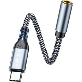 USB C to 3.5mm Audio Adapter Aux to USB C - USB Type C to 3.5mm Female Headphone Jack Adapter Compatible with iPhone iPhone 15/16 Pro Max/16 Pro/16 Plus/16, Galaxy S24 S23 S22 S21