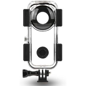 Waterproof Housing Case, Insta 360 ONE X2 Dive 360°Panoramic Camera Case with Anti Fog Film Tool Kit Underwater Shooting Gear for Surfing Rafting Snorkeling