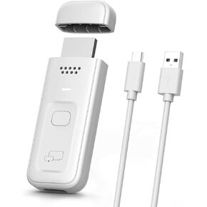 Wireless HDMI Transmitter and Receiver 2-in-1,Wireless HDMI Display Dongle Adapter,2.4G/5G 4K Decode 1080P Output Streaming Media Video/Audio from Laptop,PC,Smartphone to Monitor HDTV Projector(White)