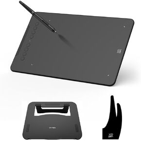 Xppen تم تحديث DECO 01 V3 Drawing Tablet-16384 مستويات من القلم الخالي من الضغط والرسومات AC42.