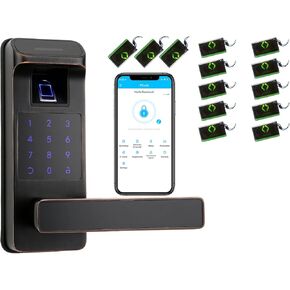 Harfo Fingerprint Door Lock+ 10 pcs Ic Cards
