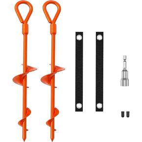 مرساة أرضية ، مرساة للخيمة الثقيلة ، مرساة ترامبولين ، مرساة أرضية ، طقم مرساة الترامبولين مع الأشرطة ، لخيمة التخييم ، مجموعات التأرجح ، حظائر ، الترامبولين (6 عبوات ، برتقالي) in Kuwait