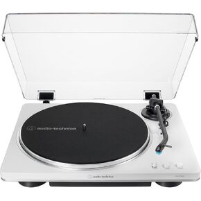 Audio-Technica AT-LP70X-WS Automatic Turntable, White/Silver