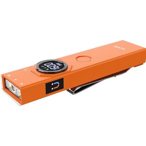 1600 Lumens Rechargeable EDC Flashlight with Green Beam, UV Light and White LED Combo, Portable Flat Flashlights, Triple Light Sources Pocket Lights for Emergency (Black)