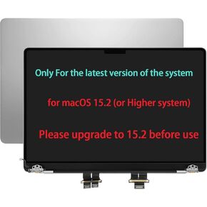 14 inches Screen Replacement for MacBook Pro M1 A2442 2021 EMC 3650 M2 A2779 EMC 8102 M3 A2918 EMC 8304 A2992 EMC 8407 2023 LCD Full Screen Display Assembly (Silver)