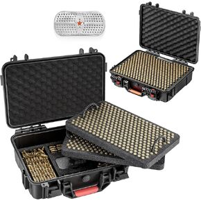 600-700 Round 9mm and 360 Round 7.62 Ammo Storage Cases - Travel Safe, Mil Spec, Waterproof Box