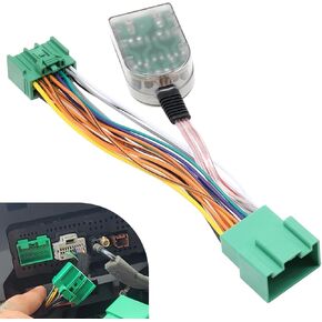 Add A Subwoofer Amplifier Wire Harness, Subwoofer Amplifier Adapter for Radio System, Car High/Low RCA Converter, for GM Chevy Camaro Colorado Silverado GMC Canyon Sierra 1500 2500/3500HD