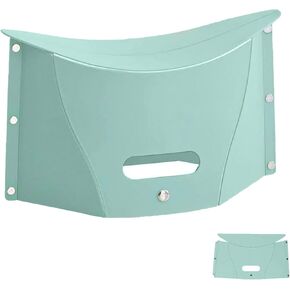 Portable Camping Stool, Collapsable Foldable Chair for Travel Outdoor (Green)