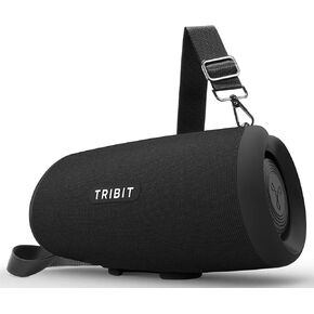 Tribit StormBox Lava Portable Bluetooth Speaker, 80W Loud Wireless Speaker, 24H Playtime, IP67 Waterproof, Bluetooth 5.4, Custom EQ, XBass, Built-in Mic, TWS Pairing for Camping/Beach/Party/Outdoor