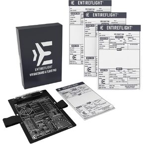 IFR Flight Notepad & Pilot Kneeboard VFR Flight Notepad Box Set Bundle