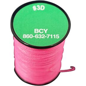 BCY 3D End Serving Bow String, Neon Pink, 120 yd