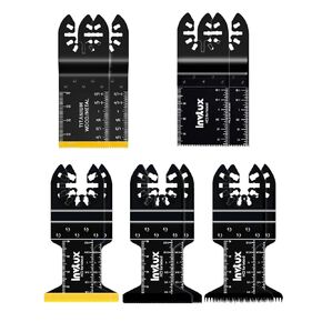 30 PCS Oscillating Saw Blades Titanium Multitool Blades for Wood Metal Plastics oscillating Tool Blade Kits Fit Dewalt Worx Rockwell Milwaukee Makita Ryobi Bosch Fein (30)