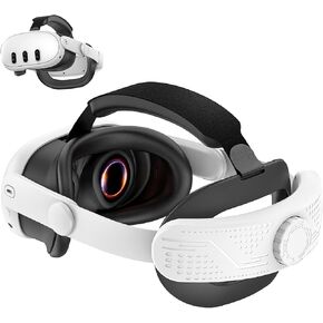 Comfort Head Strap for Meta Quest 3S - Adjustable Elite Strap Replacement with Pressure Relief, Enhanced Comfort & Balanced Weight - Lightweight, Retractable Design for VR Headsets(for Quest 3S)