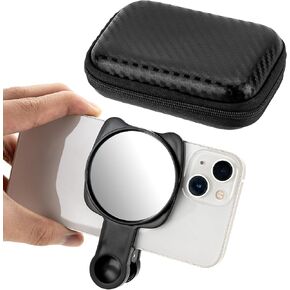 Phone Rear Camera Selfie Mirror, Cell Phone Camera Mirror Compatible with iPhone 15 14 13 12 11 Pro Xs Max X 8 Plus, Samsung Galaxy, Android, Smartphone Photo Accessories Gift for Women
