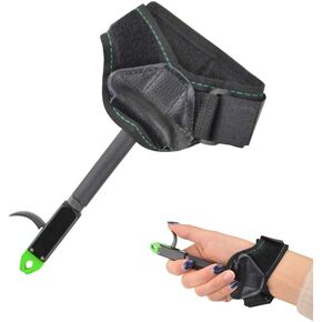 Archery Bow Release Aids Youth Bow Release Trigger Quick Release Wrist Release Adjustable Nylon Strap for Right Left Handed Children Junior Kids