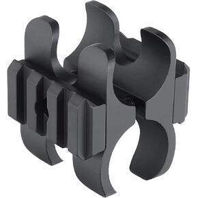 Barrel Clamp Mount Installation Light Mount 3-Slot Picatinny Rail Mount for Shotgun