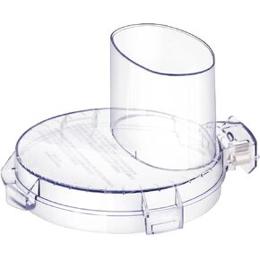 DLC-117BGTXT-1 Food Processor Replacement Parts for Tritan Cuisinart DLC-10 Series Work Bowl Cover 7-Cup,This Cover Features 4 Tabs On The Bottom Rim,Will Only Work With a Tritan Workbowl