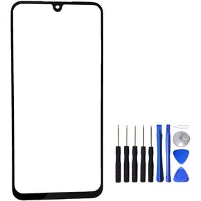 for Samsung Galaxy A16 5G Front Outer Screen Panel Glass Lens - Black Front Screen Outer Glass Panel Lens Replacement with Opening Tool (Not LCD &Not Digitizer)