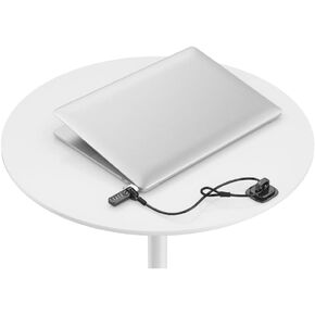 Ultimate Universal Laptop Security Lock System | Anti-theft For All Laptops, Tablets, Notebooks | 4 Digit Combi Lock | 1.7m Steel Security Cable | Fix Point To Secure Cable