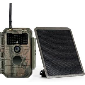GardePro E6 WiFi Trail Camera and Solar Panel SP350 Bundle