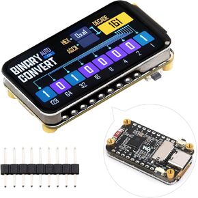 Waveshare ESP32-C6 1.47inch Display Development Board, 172×320, 262K Color, 160MHz Running Frequency Single-Core Processor, Supports Wi-Fi 6 & BLE, with Colorful RGB LED, ESP32 with Display