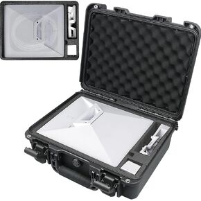 Starlink Mini Hard Case, Waterproof Starlink Case with High-density Molded Foam, Portable CarryCase for Storage Accessories, Ideal for Outdoor Use