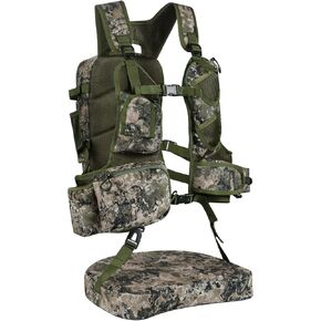 UIIHUNT Turkey Hunting Vest with Seat: Lightweight Turkey Vest with Game Pouch, Adjustable Turkey Gear, Turkey Hunting Accessories, Turkey Hunting Clothes for Men Women