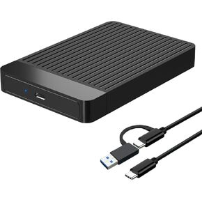 500GB Ultra Slim Portable External Hard Drive 2.5'' HDD USB 3.1 Type-C Storage for PC, Mac, Laptop