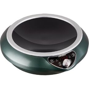 Induction Wok Cooktop Induction Burner 1700W/85V~120V Electric Wok Curved Surface Electronic Cooker Concave Stoves