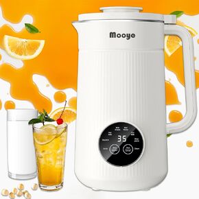 Automatic Nut Milk Maker Machine, 8 in 1 Soy Milk Maker, 35 oz Almond Machine Maker, 12-Hour Delay, Keep Warm, Non Dairy Beverages, Juice/Rice Paste/Clean/Milk Shake, 800W Heating, Self Cleaning
