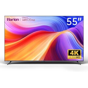 HORION 43-inch Smart TV 4K UHD Flat Screen LED Television Ultra Thin Frameless TVs Bluetooth, WiFi, Streaming Live, Dolby Atmos, Hdmi, HDR10, MEMC with Mega Contrast (P6D Series WebOS 22, 2025)