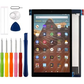 [NEW] DUOTIPA LCD Display لـ Amazon Kindle Fire HD 10 9th 2019 M2V3R5 Screen Digitizer Assembly Assembly مع أدوات الإصلاح التقنية Kit-Black