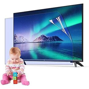 60 inch Anti Glare TV Screen Film with Blue Light Filter, Glare Reducer for TV, Indoor Outdoor Glare Shield Anti Glare Film for 60 TV (60" 1327 * 749)