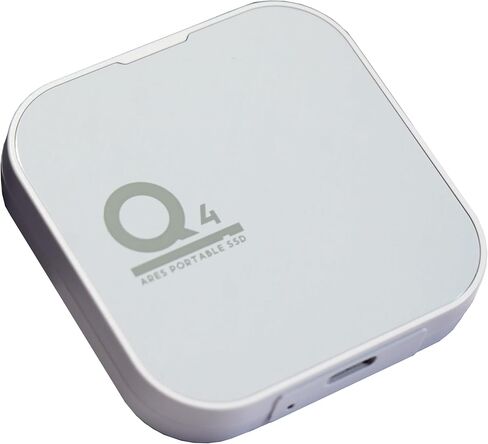 داتو مغناطيسي خارجي SSD 4TB محرك أقراص الحالة الصلبة الخارجي المحمول SSD USB 4.0 GEN 3X2 حتى 4000/3600 MB/S TYPE -C 4K PRORES HDR ، متوافق مع iPhone 15 & 16 Pro Max - Ares Q4 Series in Kuwait