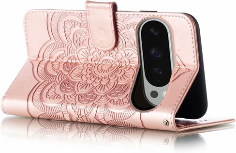 for Google Pixel 9 Pro XL 6.8" Case Wallet with Card Holder Kickstand Magnetic Soft Leather Flip Fold Case for Google Pixel 9 Pro XL Cover (Gray) in Saudi Arabia