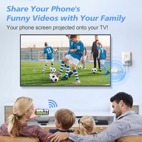 Wireless HDMI Transmitter and Receiver 2-in-1,Wireless HDMI Display Dongle Adapter,2.4G/5G 4K Decode 1080P Output Streaming Media Video/Audio from Laptop,PC,Smartphone to Monitor HDTV Projector(White) in Saudi Arabia