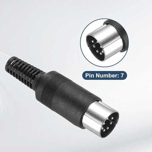 MECCANIXITY 8 Pcs S-Video DIN Male Socket 6 Pin Signal Transmission Din Plug Din Connector for TV DVD Computer Player(PS/2 Plug) in Saudi Arabia
