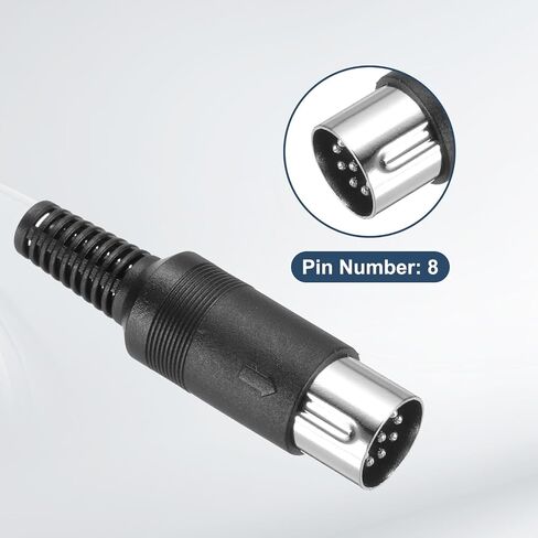 meccanixity 4 pcs s-video din male socket 7 pin signmanced din plug din connector for tv dvd player (ps/2 plug) in Saudi Arabia