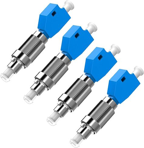 Duttek Single Mode UPC Male to LC UPC Female Hybrid Optical Fiber Cable Adapter Compatibility with Visual Fault Locator Connector and Optical Power Meter 4Pack in Saudi Arabia