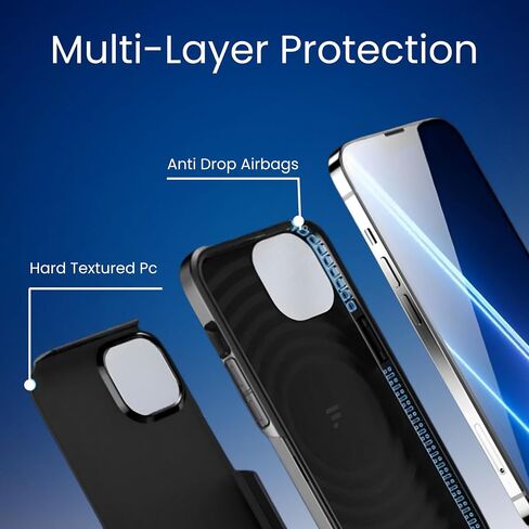 Silicone Phone Case for iPhone Cases - Anti-Slip for Blue iPhone 13 Pro Max Case - Compatibility with Shockproof iPhone 13 Case Pro Max - Scratch Proof for iPhone 13 Pro Case Max - Blue Phone Cases in Kuwait