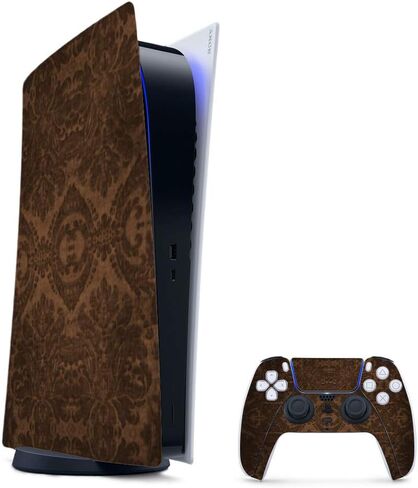 MightySkins Gaming Skin for PS5 / Playstation 5 Digital Edition Bundle - Purple Airbrush | Protective Viny wrap | Easy to Apply and Change Styles | Made in The USA in Saudi Arabia