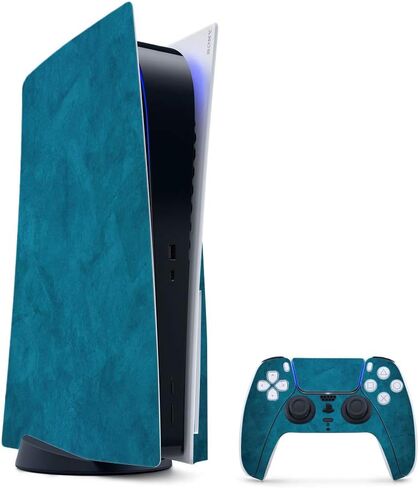 MightySkins Gaming Skin for PS5 / Playstation 5 Digital Edition Bundle - Purple Airbrush | Protective Viny wrap | Easy to Apply and Change Styles | Made in The USA in Saudi Arabia