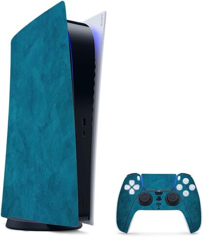 MightySkins Gaming Skin for PS5 / Playstation 5 Digital Edition Bundle - Purple Airbrush | Protective Viny wrap | Easy to Apply and Change Styles | Made in The USA in Saudi Arabia