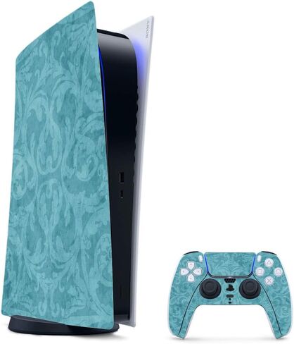 MightySkins Gaming Skin for PS5 / Playstation 5 Digital Edition Bundle - Purple Airbrush | Protective Viny wrap | Easy to Apply and Change Styles | Made in The USA in Saudi Arabia