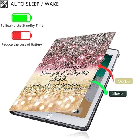 متوافق مع حالة الجيل التاسع التاسع التاسع التاسع ، وقصة قابلة للتعديل مع حالة الاستيقاظ/النوم الذكي ، 10.2 بوصة ، وردة أرجوانية وفراشة in Saudi Arabia