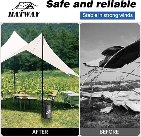 Canopy Water Weight Bag,88 LBS Water Tent Weights Set of 4 Leg Weights for Pop Up Canopy,Gazebo,Canopies,Tent-4 * 10L-Black in Saudi Arabia